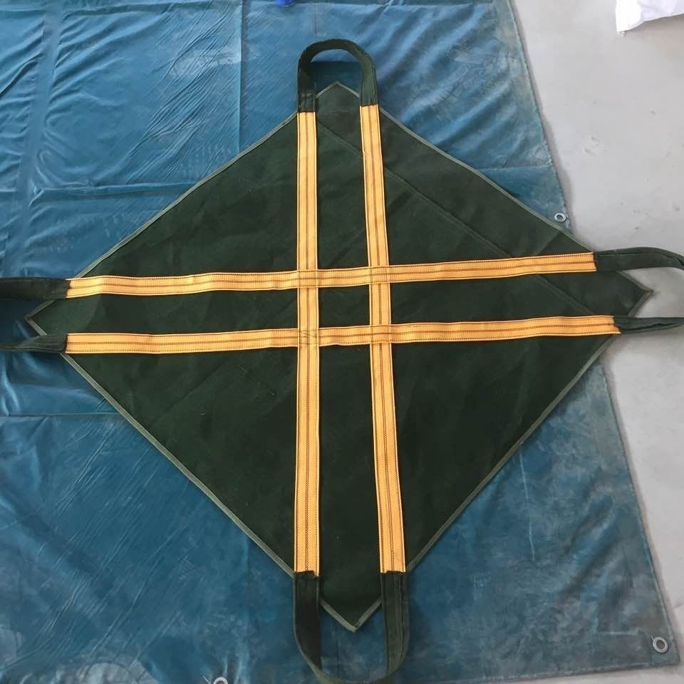 帆布软托盘吨袋太空袋装水泥托盘吨包航吊吊袋叉车吨袋软托盘