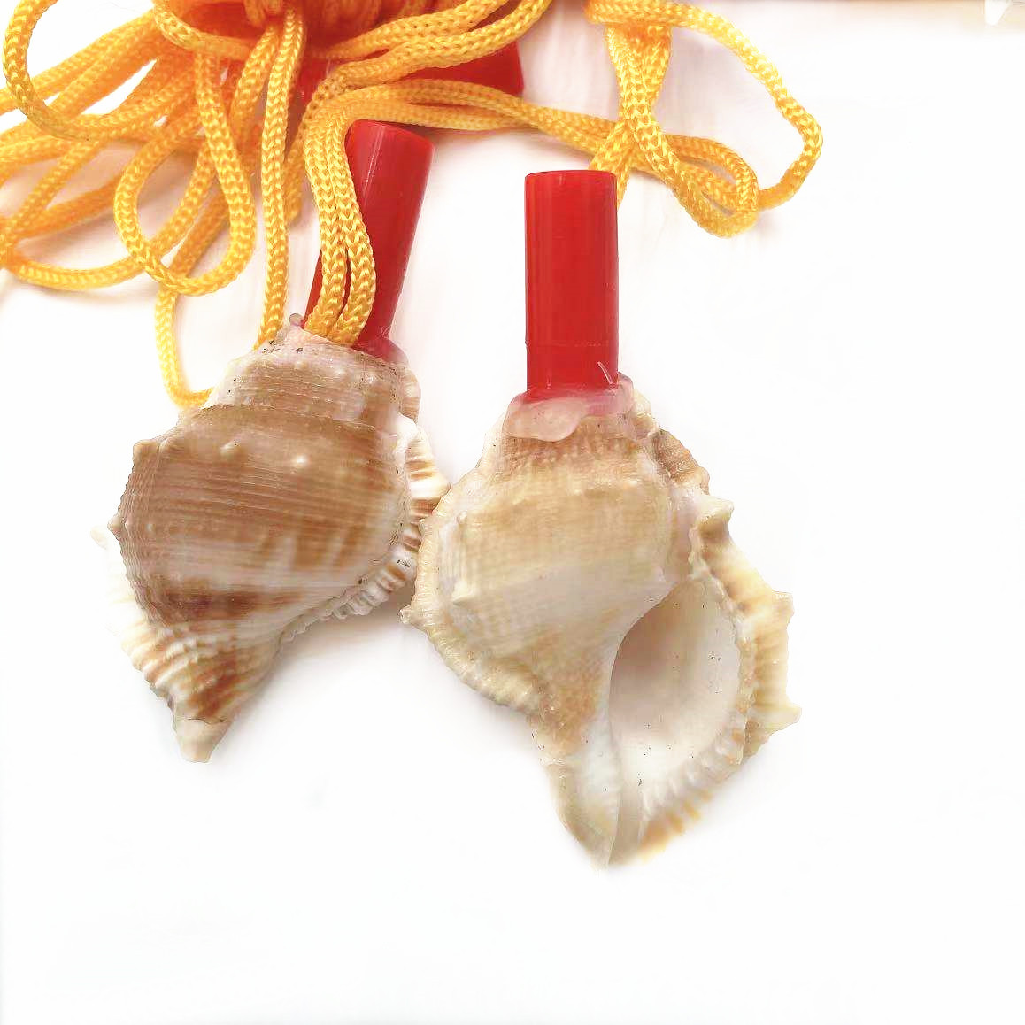 天然海螺贝壳工艺品小孩吹挂件号角吹响口哨批发地摊热卖玩具