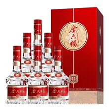 金六福金酿壹号50.8度500ml*6瓶兼香型白酒整箱批发 支持代发