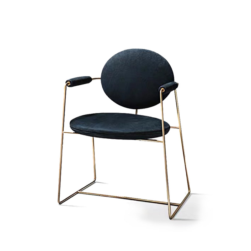 意大利轻奢餐椅时尚现代简约网红家用餐厅个性别墅样板房洽谈椅子