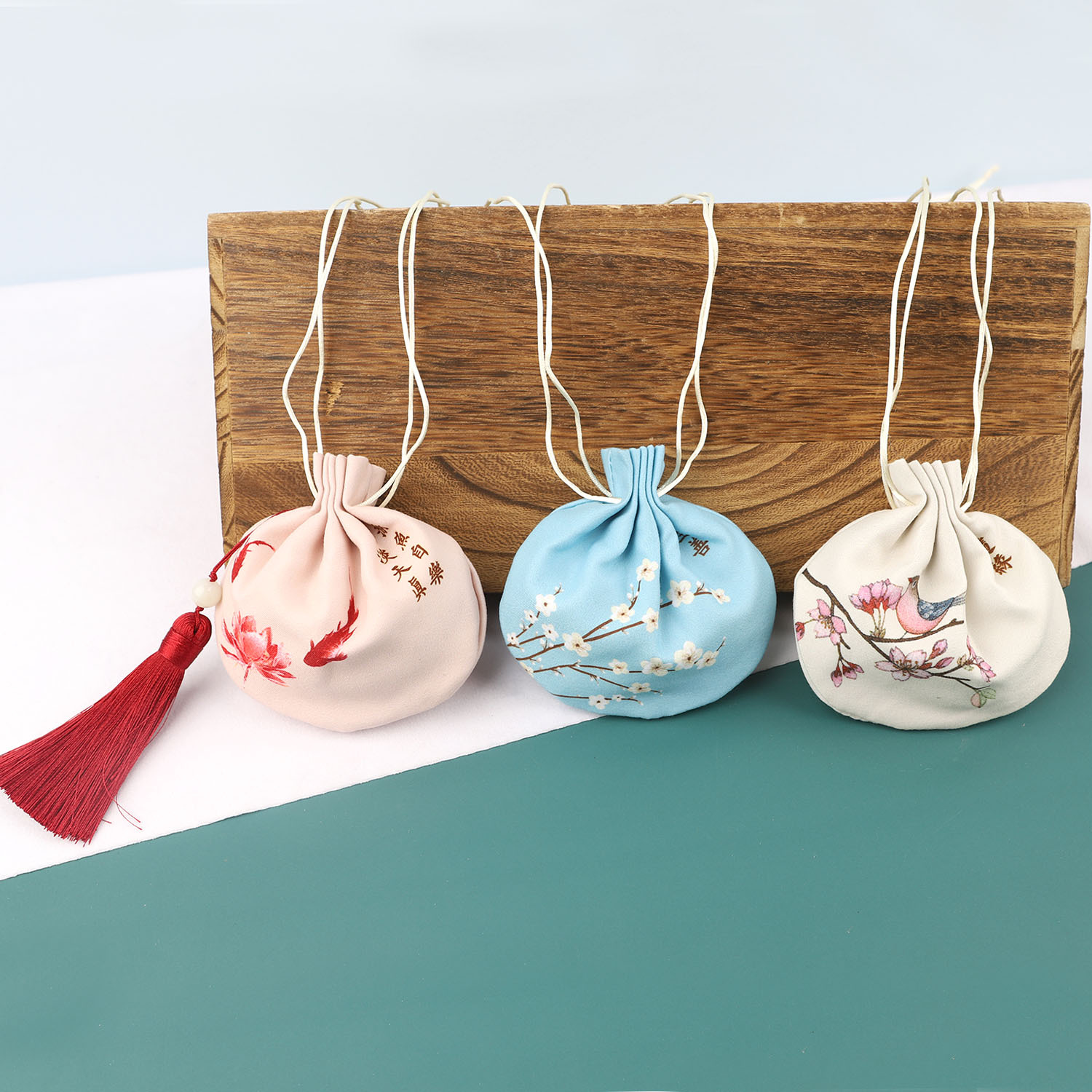 端午宫廷风香囊首饰空袋香薰包织绣小荷包福袋香包锦囊收纳小布袋