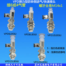 真空吸盘弹力型侧进气防转金具支架VPD68101520LB6J