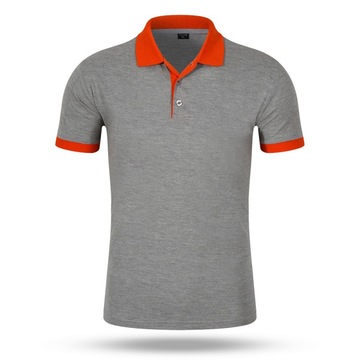 220g配色翻领短袖polo衫通款夏植绒棉夏季现货普通纯色休闲服饰