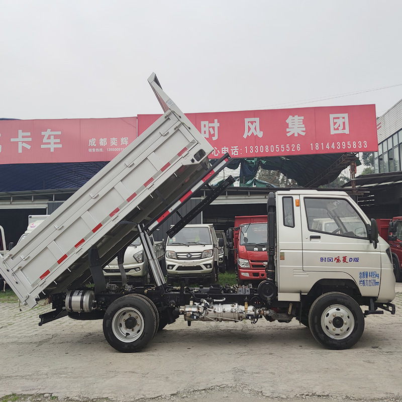 时风柴油自卸农用车翻斗小四轮爬坡地下室风菱国六翻斗自卸车成都