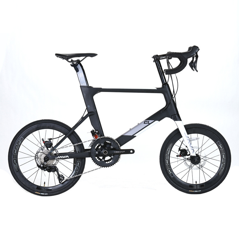 java佳沃碳纤维451小轮车18速油压双碟刹22速弯把通勤公路自行车