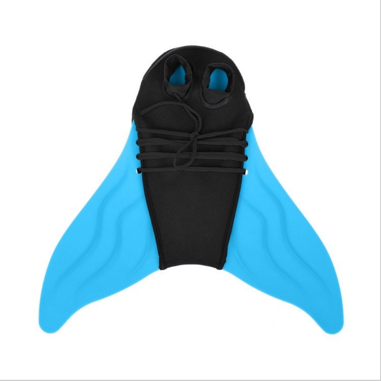 Factory Direct Supply Internet Hot New Single Piece Flippers Adult and Children Flippers Mermaid One-Piece Flippers Swimming Equipment