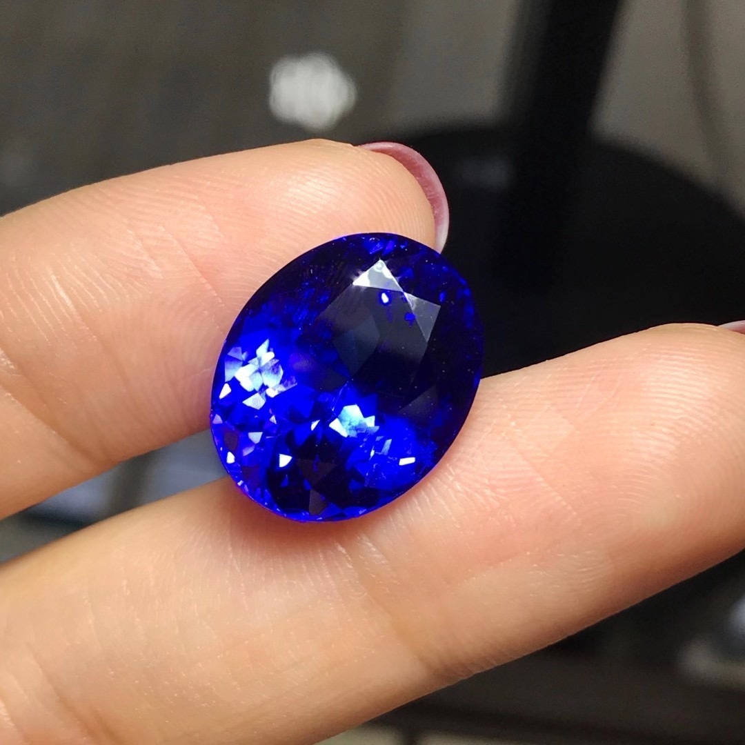 坦桑石裸石椭圆形大颗粒可镶嵌佩戴送好友首饰-阿里巴巴