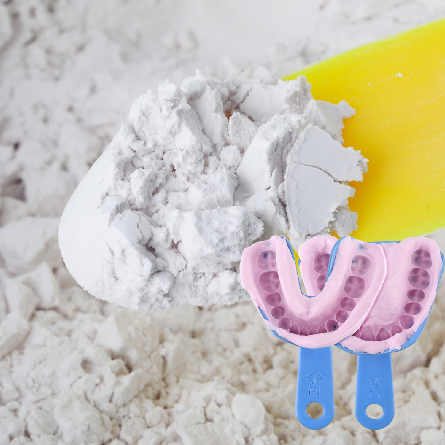 牙科印模材 牙齿手模印膜材料 上海藻酸盐印模粉 变色型1200g/桶