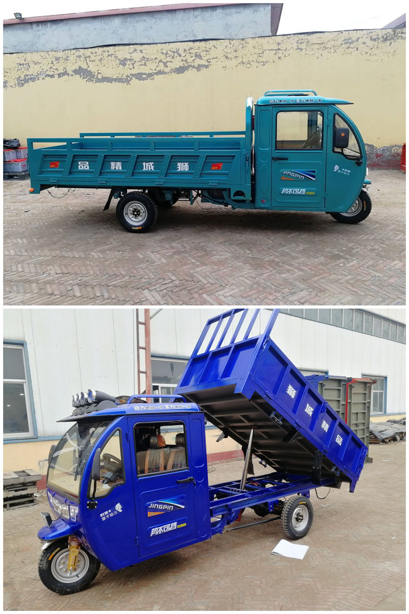 电动三轮车拉货货车带棚半封闭成人农用大功率水电瓶三轮车载重王