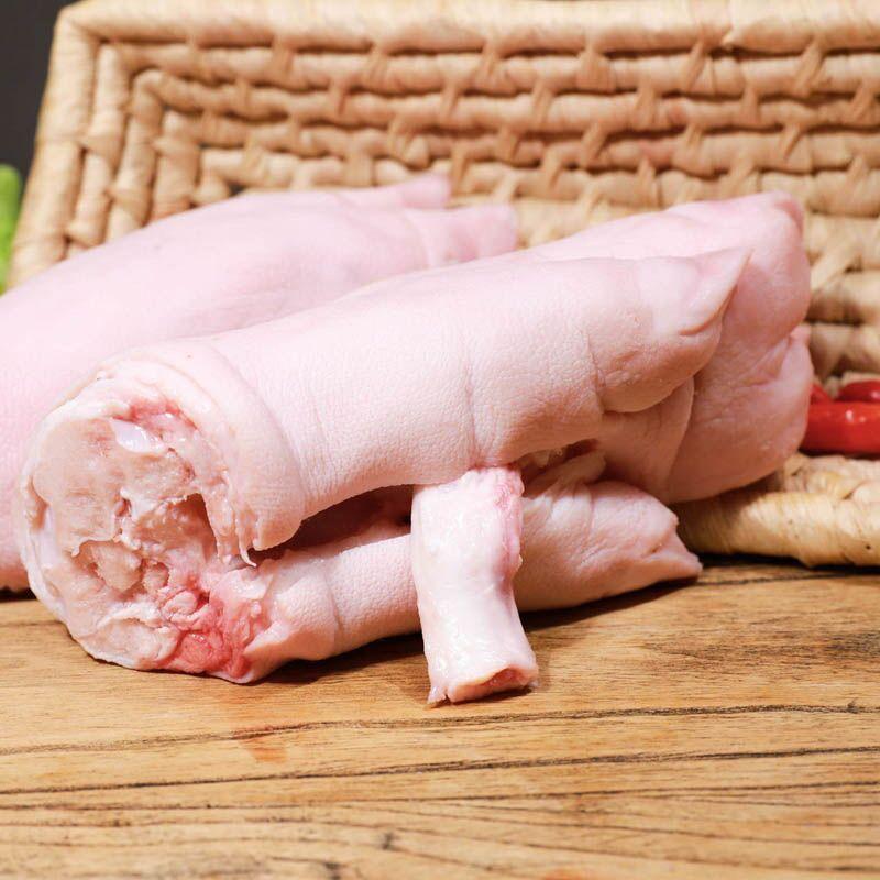 猪蹄冷冻大量批发新鲜现杀整只带筋散养黑土猪手猪前后蹄家用饭店