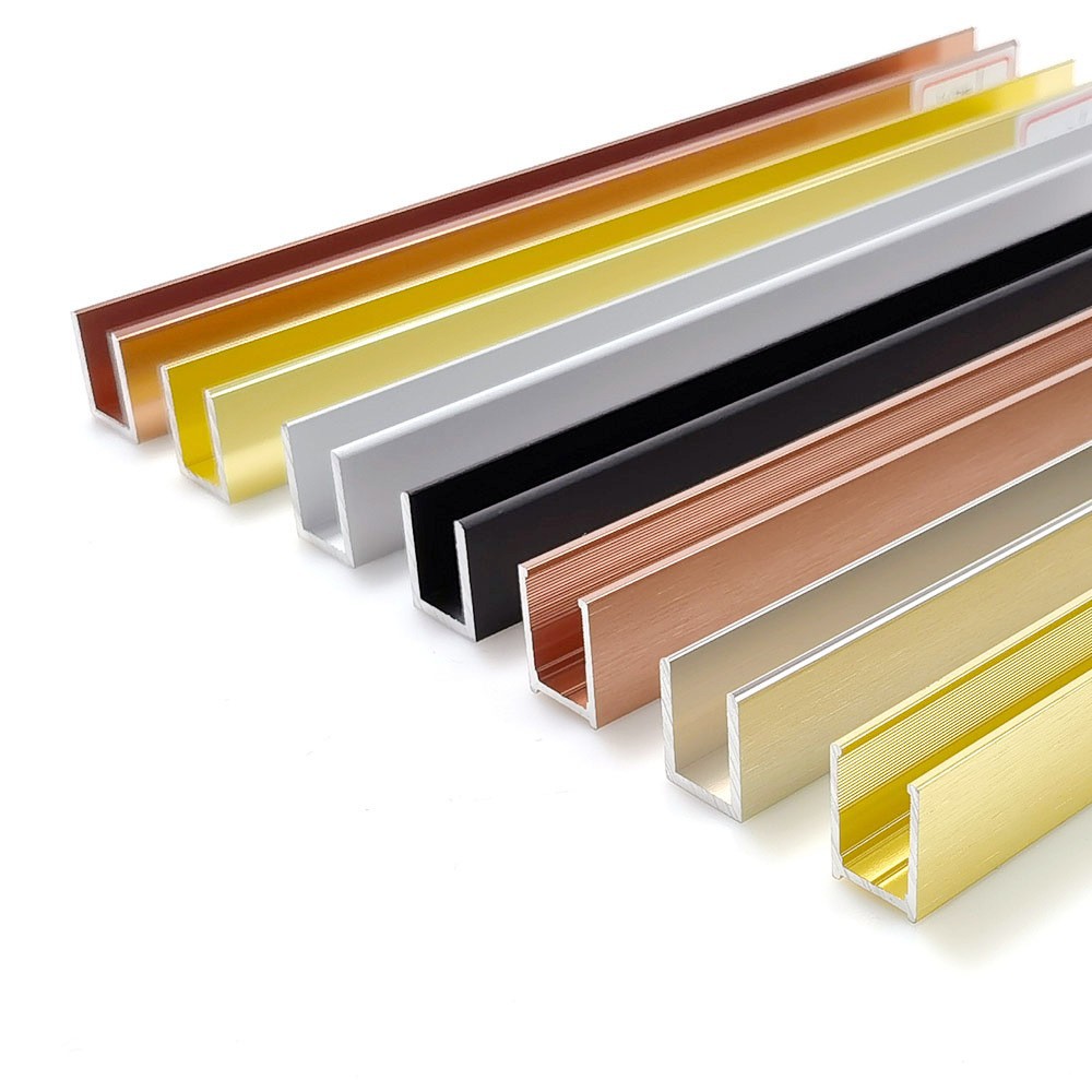 星球铝合金型材浴室型材铝材定制卫浴铝型材抛光加工推拉门铝边框