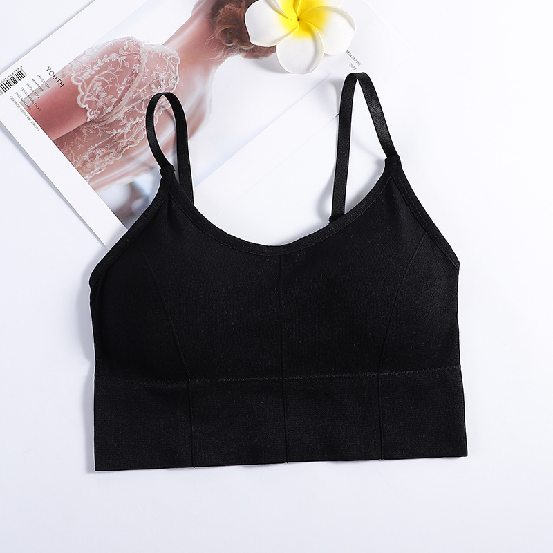 Seamless Beauty Back Camisole Tube Top Tube Top Bra Women's Base Girl Integrated Anti-Exposure Thin 646