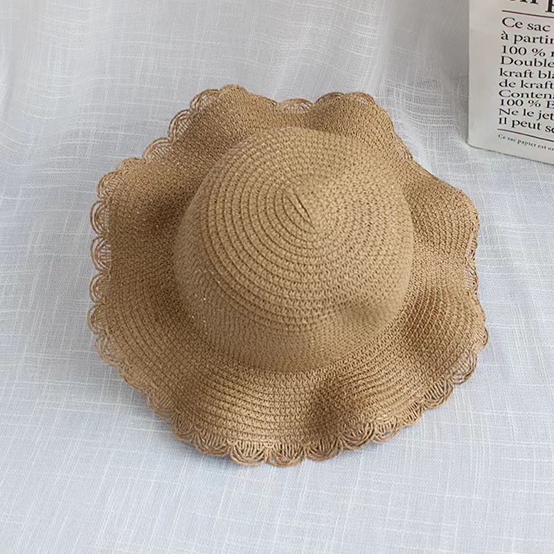 Children's Sun Hat Straw Woven Hat Bag Suit Light Board Hat Felt Wholesale Kids' Sun Hat Crossbody Coin Purse