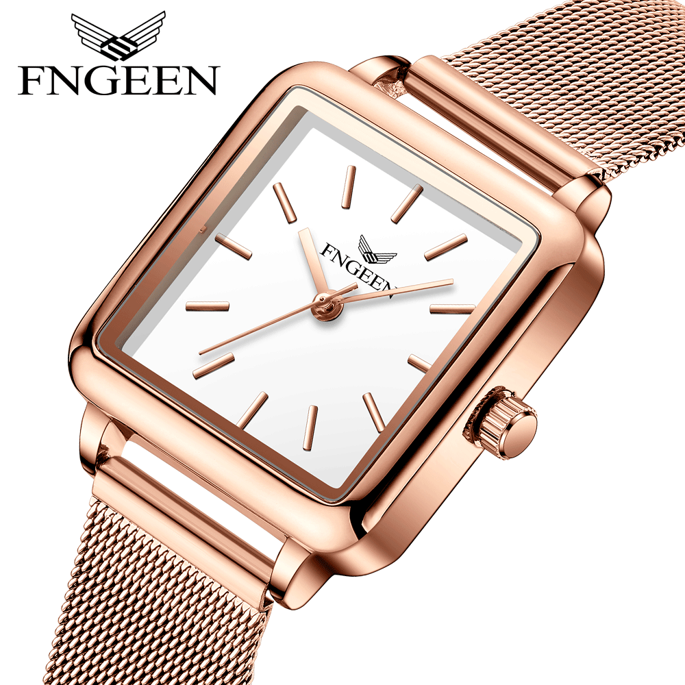 fngeen亚马逊手表女 时尚休闲女表 带防水跨境外贸石英表-阿里巴巴