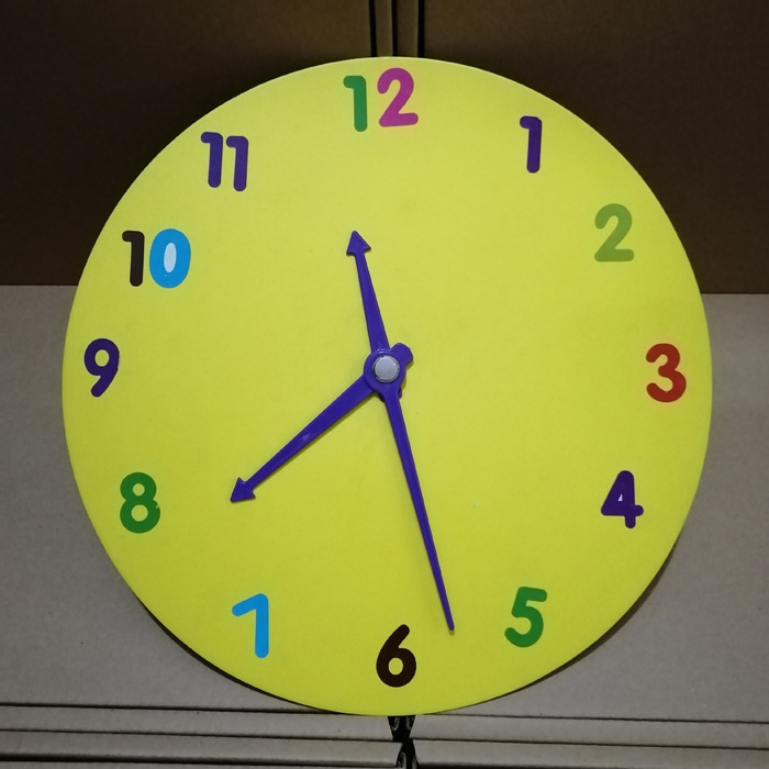 创意时钟幼儿园儿童diy手工制作闹钟材料包宝宝认识时间玩具钟表