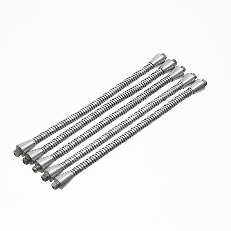 定制万向软管鹅颈管金属台灯座可弯曲定型软管台灯蛇形夹弯软管