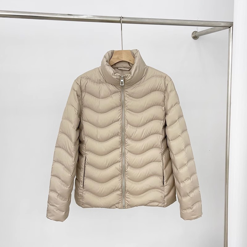 白鸭绒气质优雅轻薄羽绒服女短款冬装2024新款冬季外套轻薄款外套