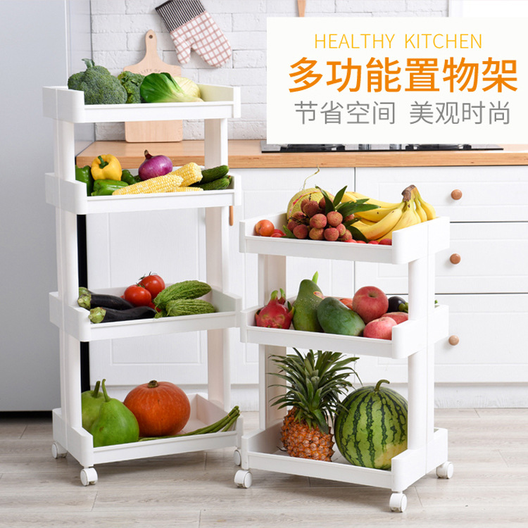 Mobile Beauty Salon Dedicated Trolley Nail Beauty Eyelash Beauty Storage Rack Kitchen Bathroom and Dormitory Snack Storage