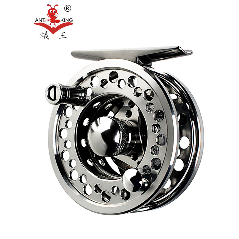 65克超轻全金属蚁王前打轮带泄力中通竿轮冰钓飞钓前打竿正品渔轮