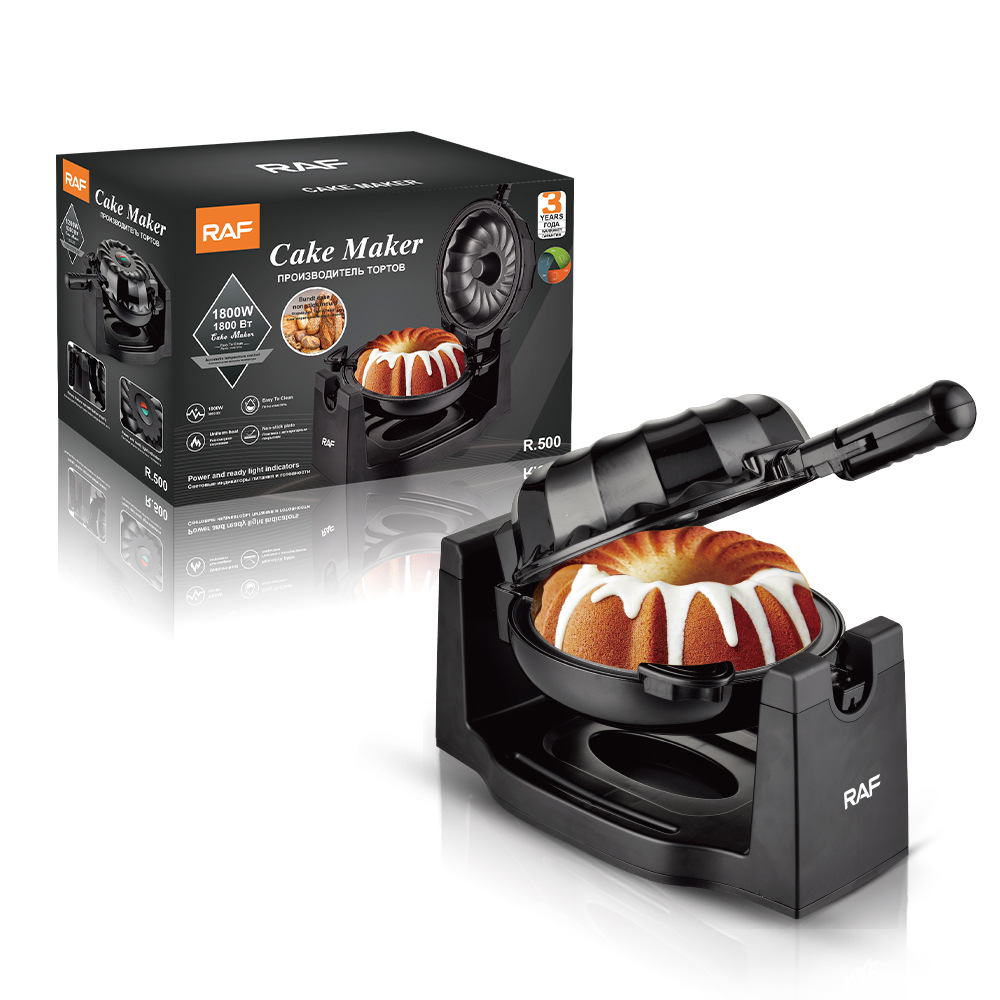 RAF European-Style Factory Flip Bread Maker Multi-Functional Household Cake Machine Breakfast Machine Toaster