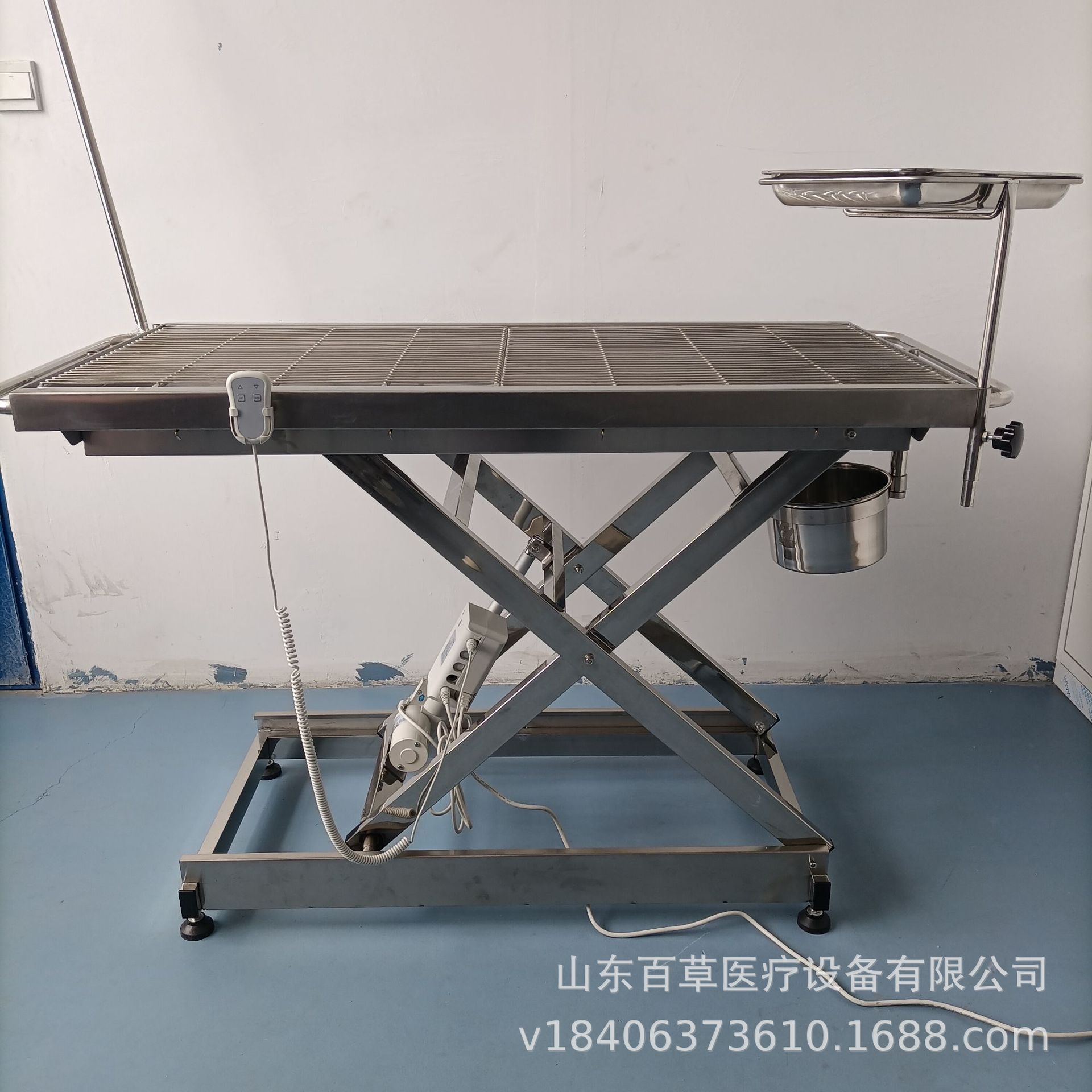 宠物手术台不锈钢动物手术床狗液压升降手术台电动恒温诊疗台医院