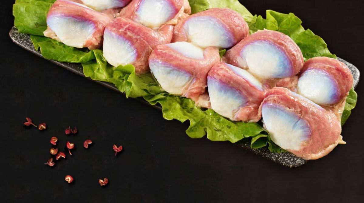 新鲜鸭胗鸭肫鲜冷冻速冻生鸭胗鸭胃鸭肚鸭下货鸭货生烧烤食材批发