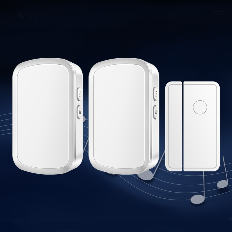 门磁报警器小门神门窗防盗无线遥控开门提醒器居家隔离封条防疫情