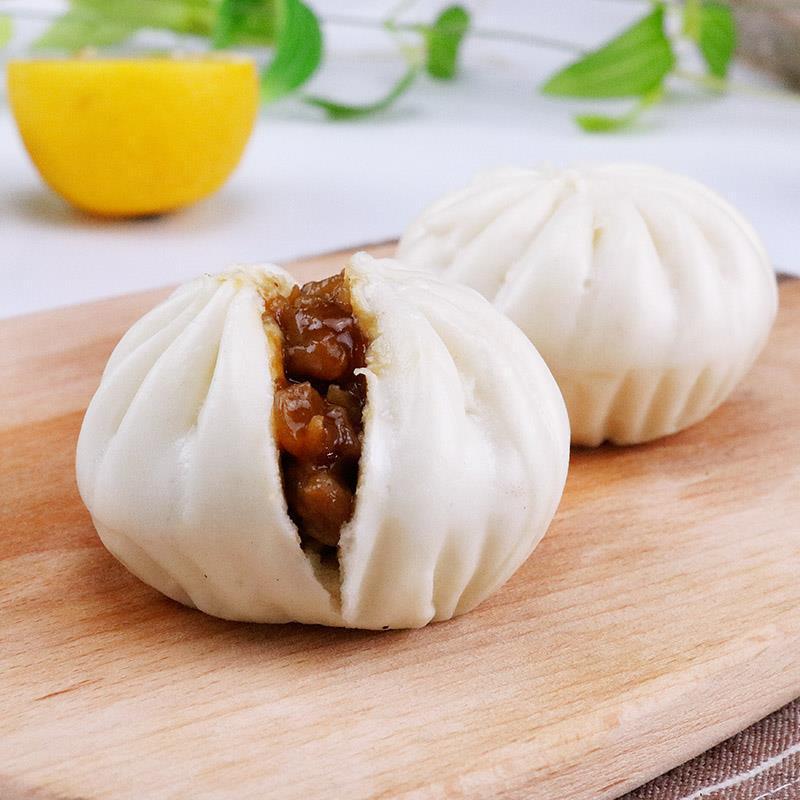 小笼包酱汁叉烧包早餐包小笼冷冻速冻半成品儿童点心猪肉馅批发厂