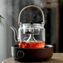 TD61加厚玻璃煮水壶冲茶茶炉泡茶电陶炉提梁茶叶蒸茶壶单个烧水煮