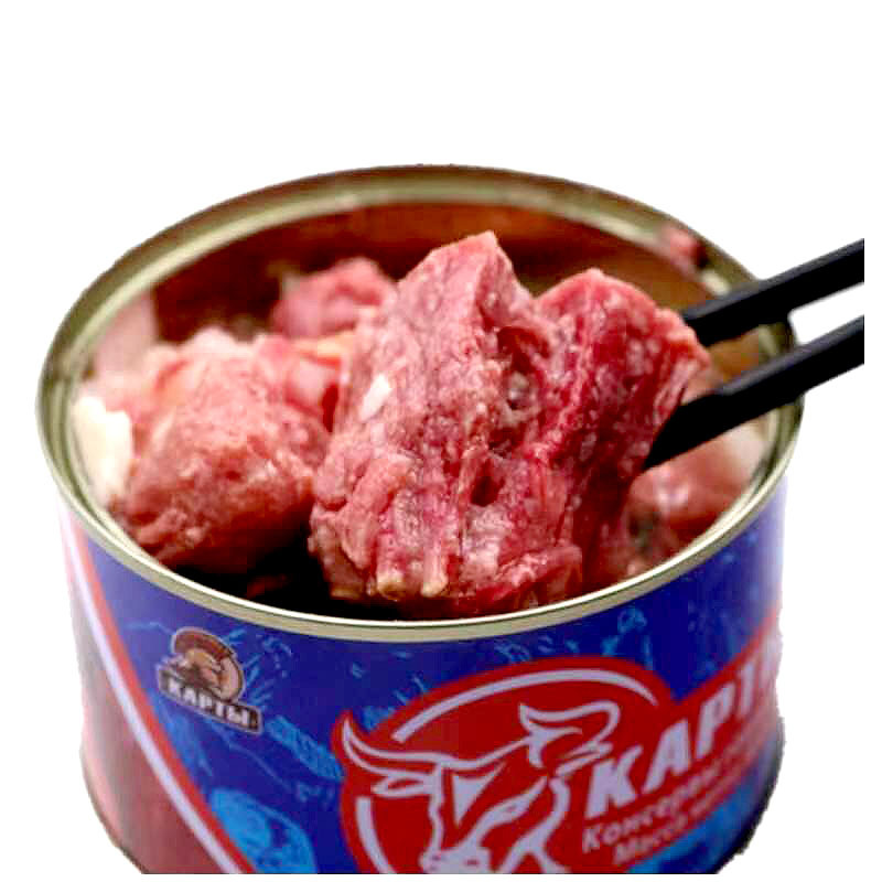 俄罗斯风味牛肉罐头五香牛肉开罐即食400克