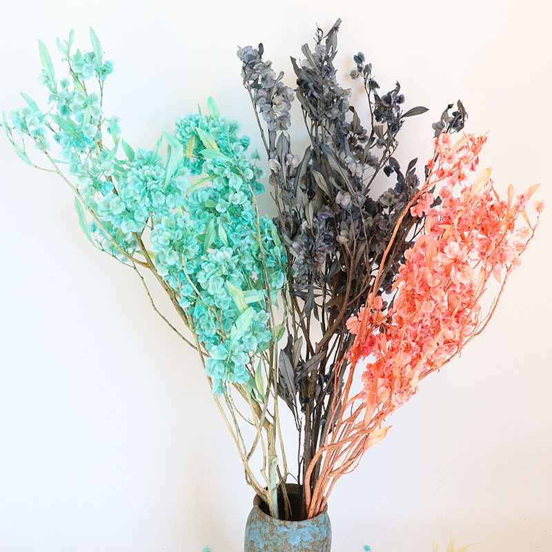 永生蝴蝶花迎客豆真花婚礼大厅装饰配花配材云南工直供