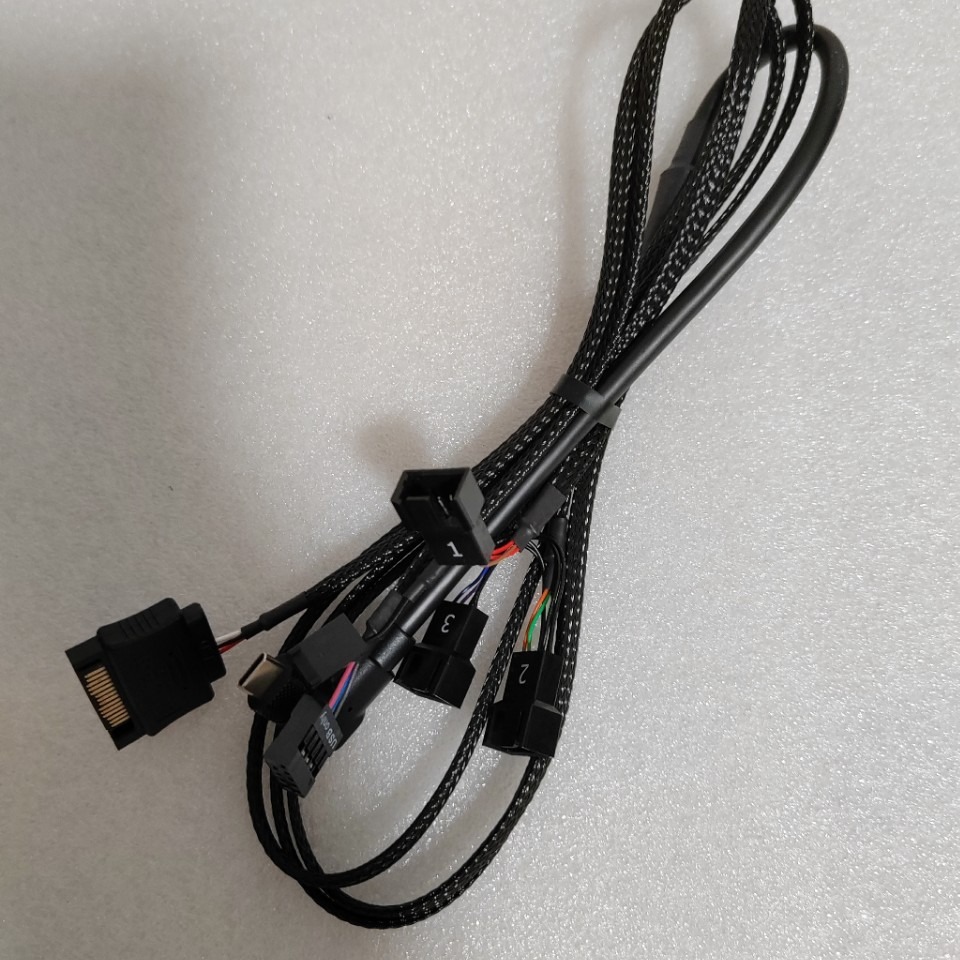 海盗船icue h100i/ h115i/h150i elite 水冷散热器o-usb c供电线