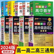 2024新版 高中图解速记语数英等19种任选 全彩版大行号护眼纸