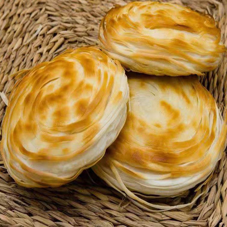 陕西渭南老潼关肉夹馍饼胚手工冷冻半成品烧饼酥香千层饼大量包邮