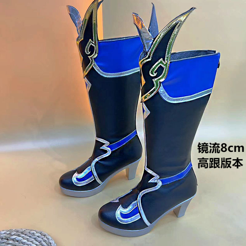 镜流cos鞋崩铁崩坏星穹铁道cosplay鞋子动漫来图定单跨境合作工厂