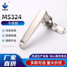 mS324 不锈钢把手锁 不锈钢门锁 电箱机柜门锁把手锁执手锁