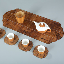 手工大号小号竹编茶席禅意茶桌垫子茶具配件隔热防水竹垫茶垫桌旗