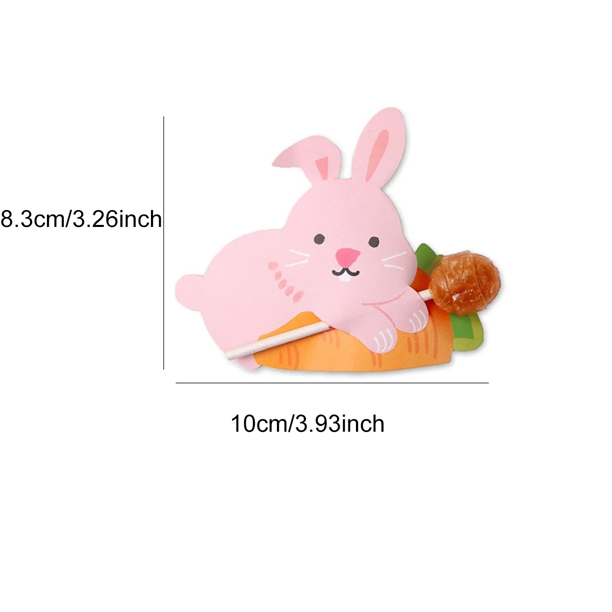 Easter Paper Box Party Disposable Gift Bag Rabbit Candy Box Biscuits Bag Cross-Border Rabbit Candy Bag