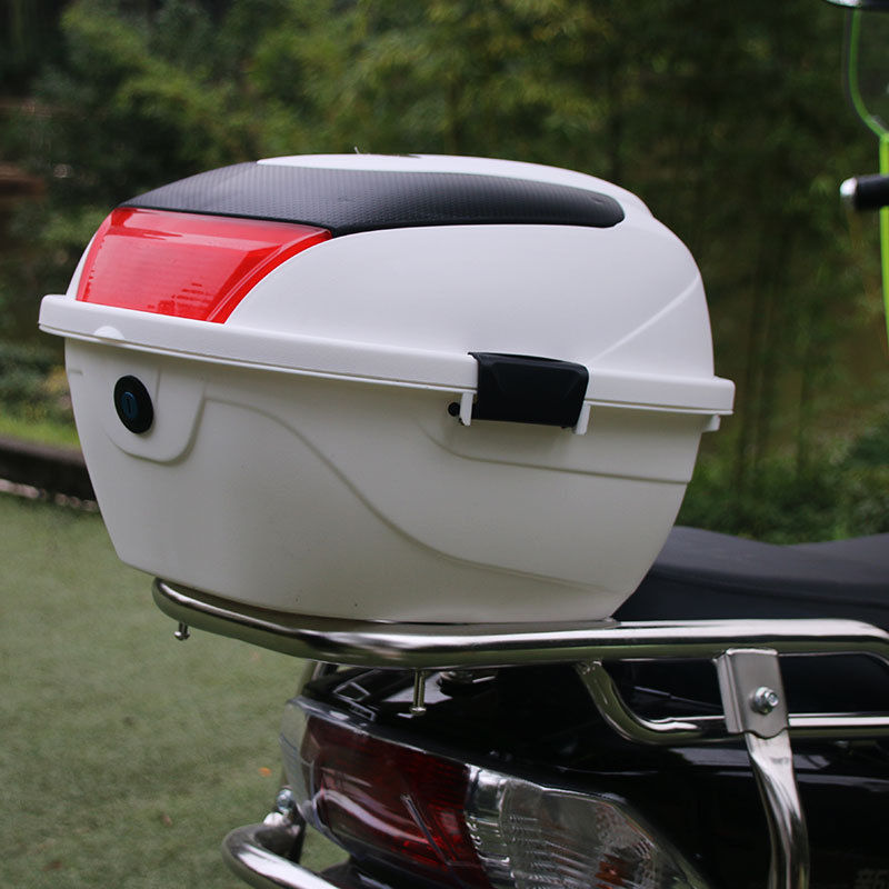 摩托车尾箱后备箱特大号电动车踏板车125弯梁后备箱通用一件批发