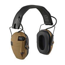 2019跨境专供户外狩猎战术降噪耳机电子射击耳罩听力防护可折叠