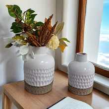 定制陶瓷花瓶北欧ins风陶瓷干花花器客厅餐厅玄关工艺品装饰摆件