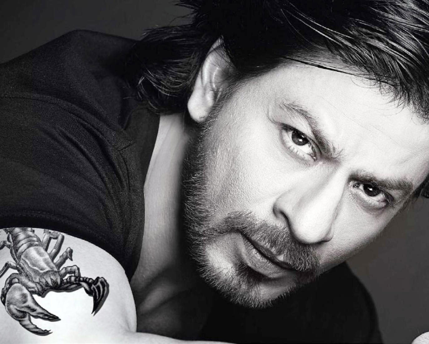 沙鲁克·汗shahrukhkhan印度男演员蝎子纹身人物钻石画