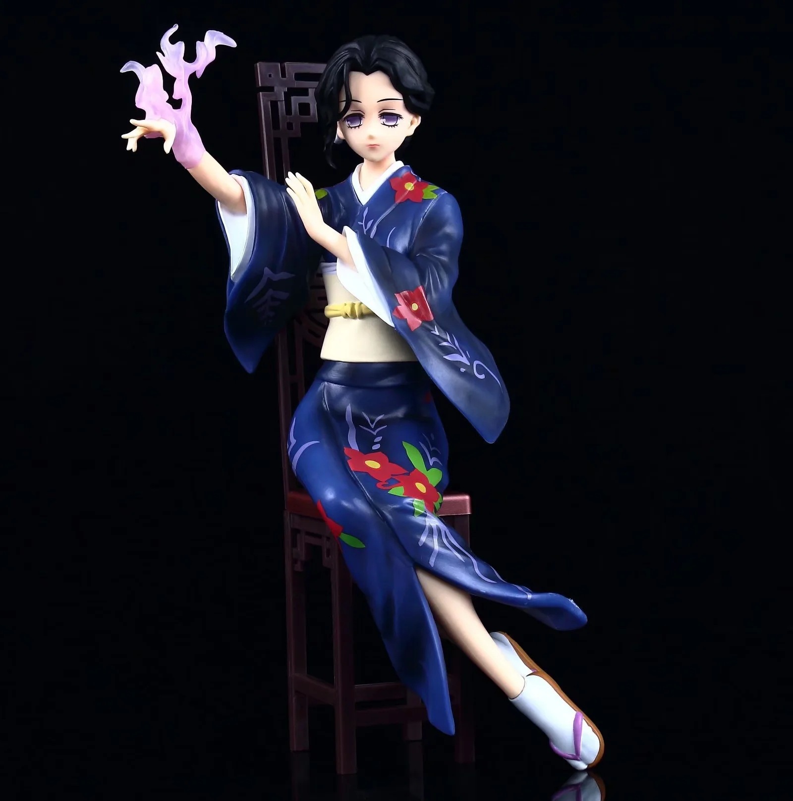 鬼灭之刃 gk 火焰 珠世 椅子 坐姿 手办 场景 摆件 模型 盒装手办