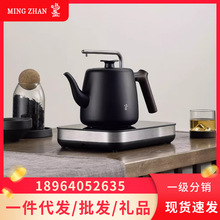 鸣盏全自动上水壶电热水壶烧水壶泡茶专用茶台一体电茶炉煮茶器