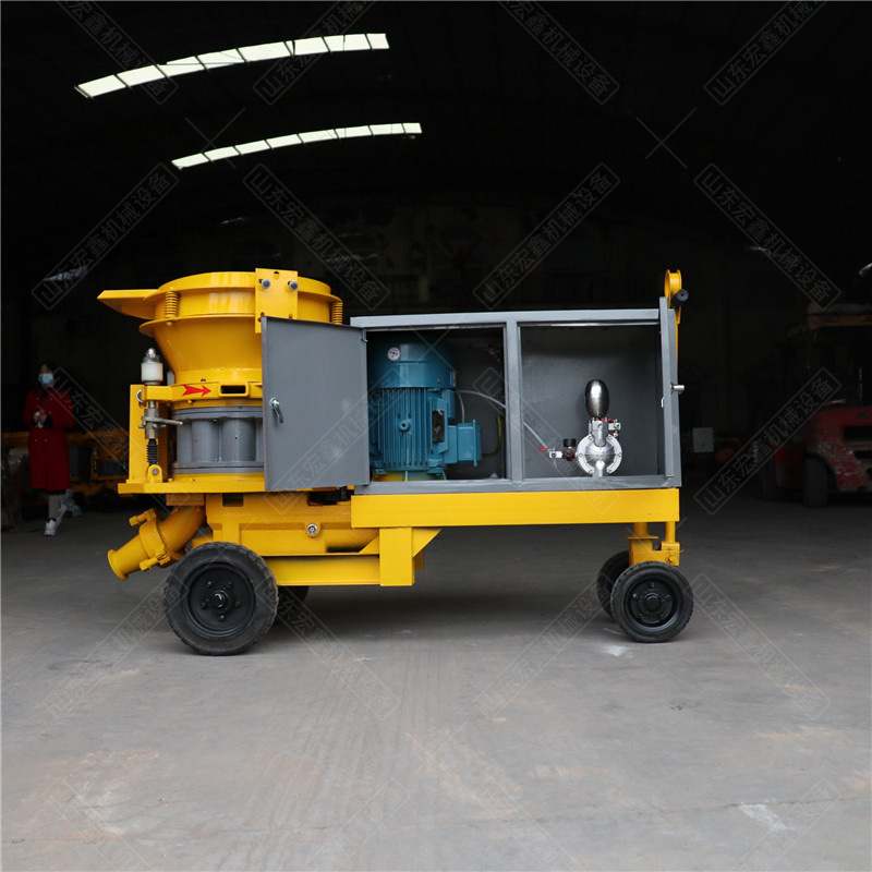 喷锚支护隧道湿喷机 6立方混凝土喷射机 转子式湿式喷浆机厂家