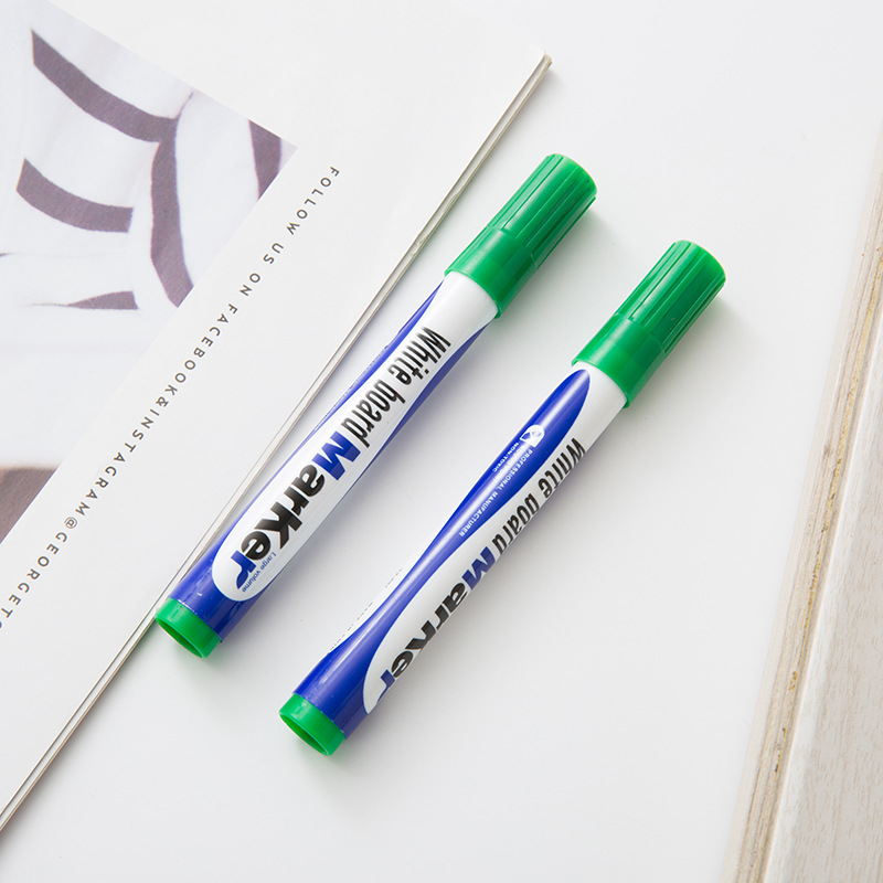 水性可擦白板笔4色散装 可擦教师用儿童无毒黑板笔可擦记号笔批发