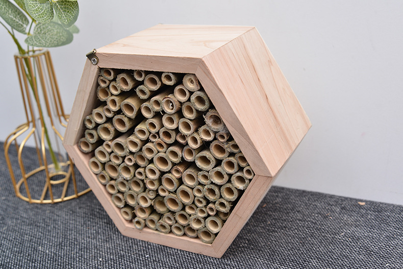 木制昆虫屋创意diy宠物蜜蜂窝小型昆虫房多规格户外昆虫房子