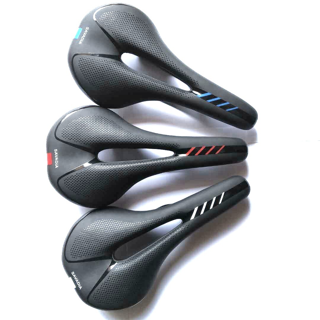 山地车带灯坐垫 带尾灯自行车鞍座 带灯舒适座垫 城市车座