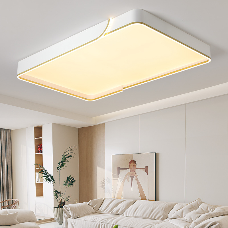 现代简约客厅吸顶灯智能led主卧灯创意设计师新款轻奢灯具卧室灯