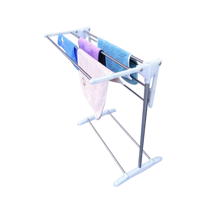 Portable Drying Rack Simple Household Outdoor Towel Rack Multifunctional Indoor Balcony Floor Drying Rack